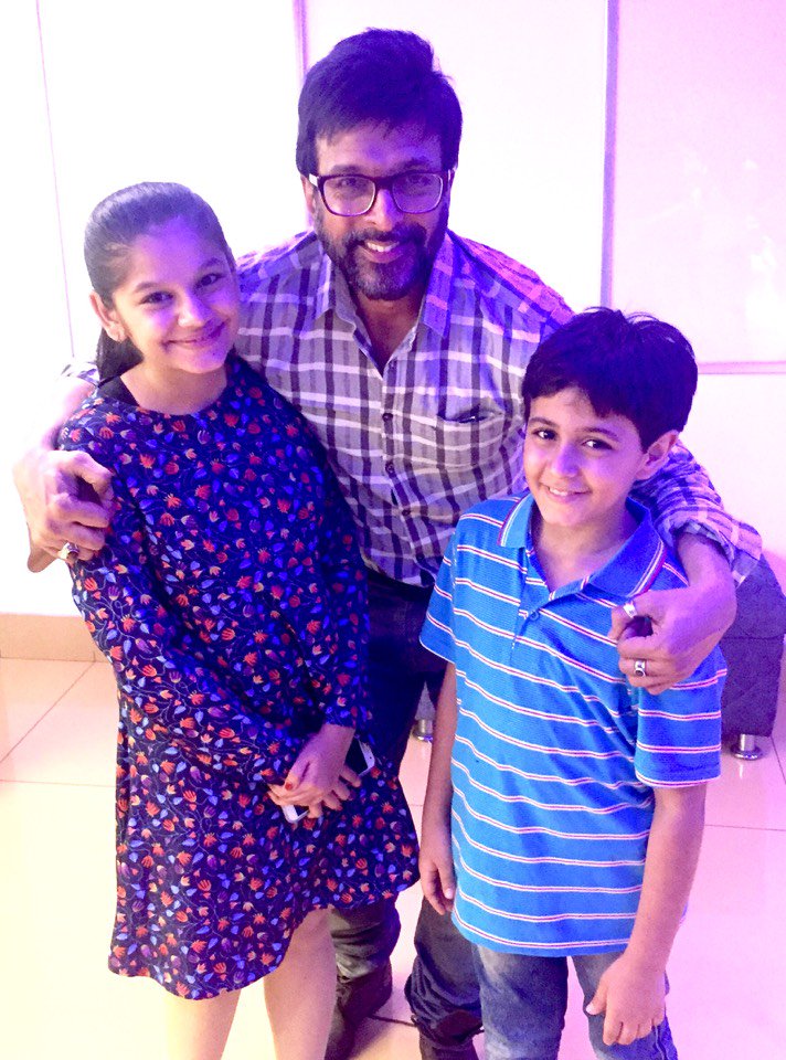 #HetalGada and #KrrishChhabria, the lead actors of #Dhanak. The best Indian child actors I have seen in a long time