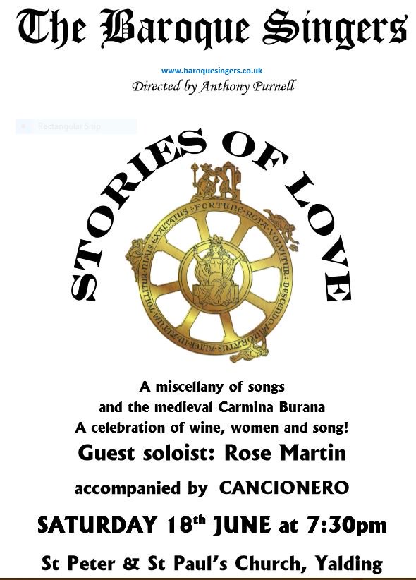 Looking forward to our next concert in Yalding on 18th June with Cancionero. Tickets from ticketsource.co.uk/baroquesingers