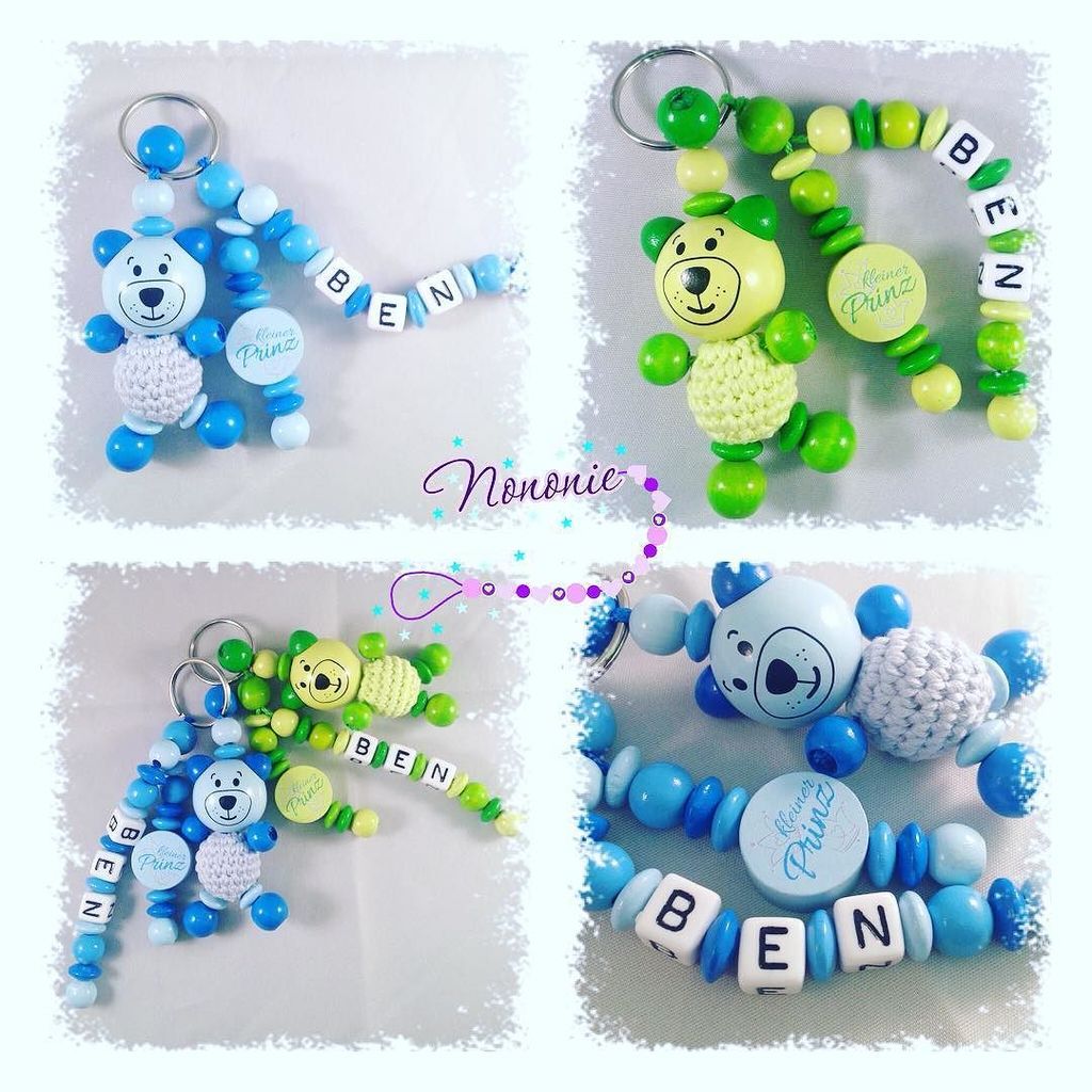 July_CarbajalG's tweet photo. #schnullerkette #schnullerketten #greifling #greiflinge #namen #babygirl #babyboy #handmade #dawanda #handmade #lov… https://t.co/qzOt1uB8s5