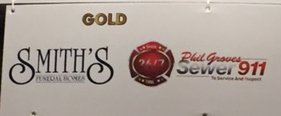 Big shout out to GOLD #sponsors <a href="/SmithsFuneral/">Smith's Funeral Home</a> &amp; Phil Groves Sewer 911 for your support last night #grateful #Rotary