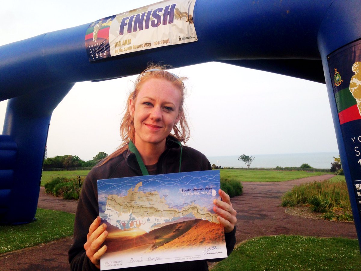 dhblake's tweet photo. Fantastic effort from Hannah Thompson who finishes the non-stop 166.4km #yomp2016 for @theRMcharity 
@bootneckettes https://t.co/mQvAa7Q7xm