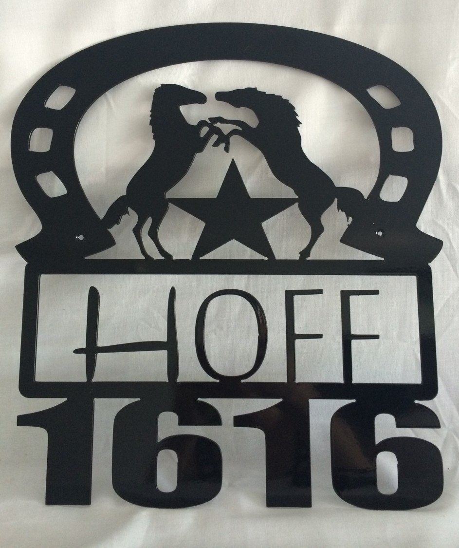 MetalArtDesignz's tweet image. Horse address sign, metal custom address sign tuppu.net/d532be0c #etsymntt #CustomHouseSign