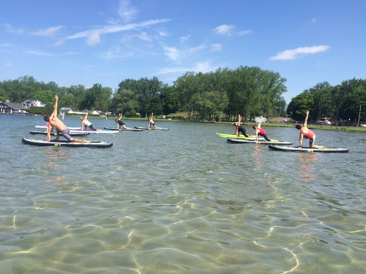SweetwaterSupyo's tweet photo. We are in full swing! Check out SweetWater Yoga on Facebook for more info! #clarklake #irishhillsmi #supyoga https://t.co/u7zz1F5VBV