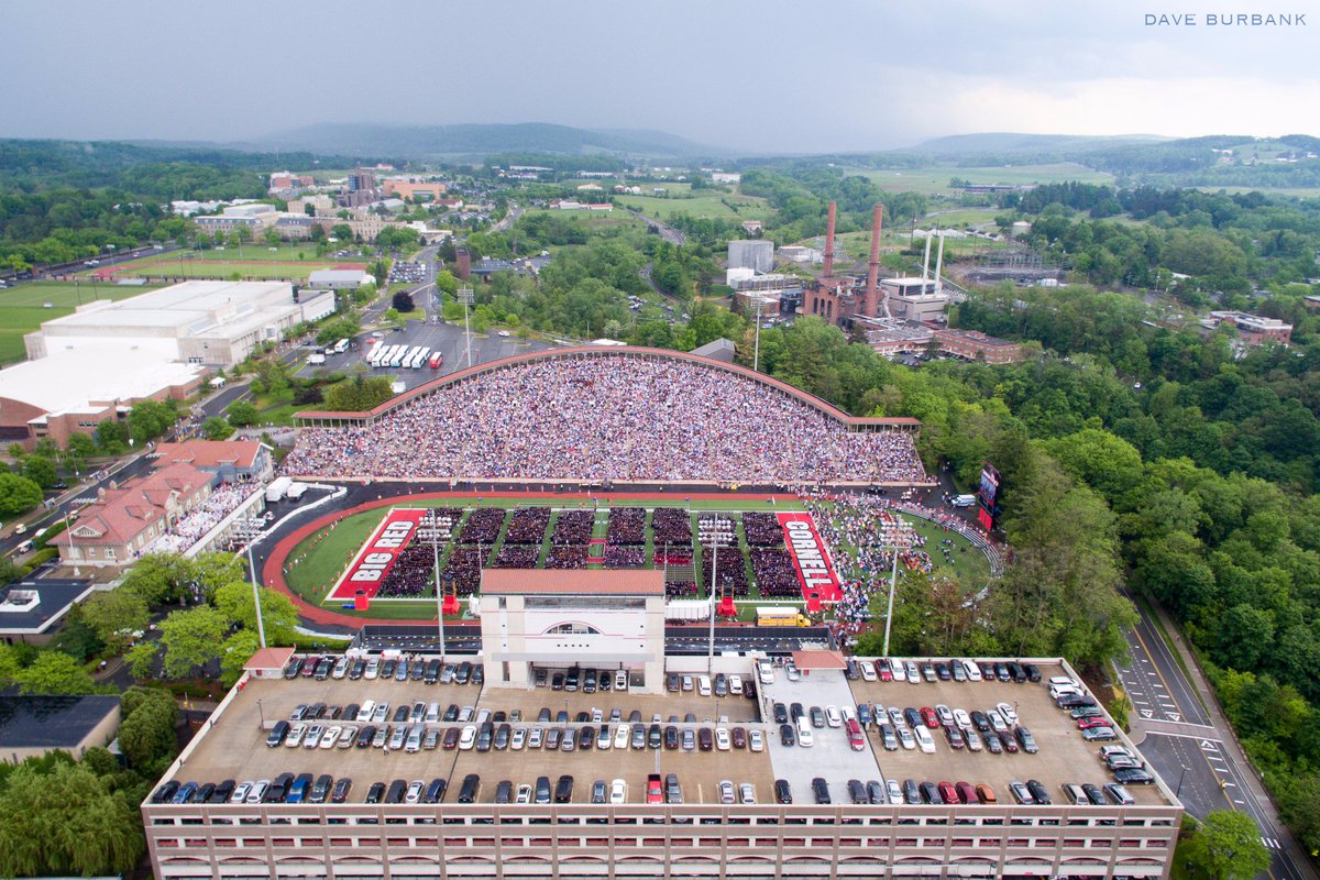 Cornell Commencement just after the rain passed. #Cornell16 <a href="/Cornell/">Cornell University</a> <a href="/CornellWeather/">Meteorology at Cornell</a>