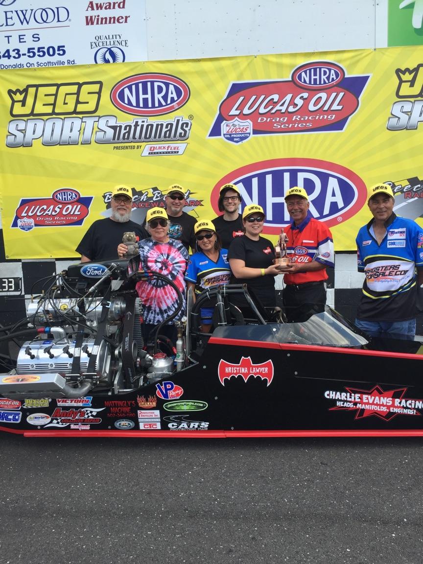 LawyerMtrsprts's tweet photo. #BatDragster is #BestEngineered at @NHRA @JEGSPerformance SPORTSnationals! https://t.co/P61799BMDq