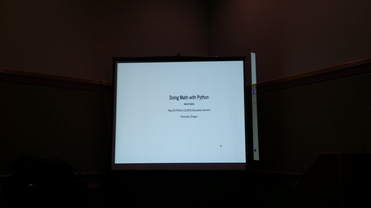 mathwithpython's tweet image. Now starting #pycon #pyconedu