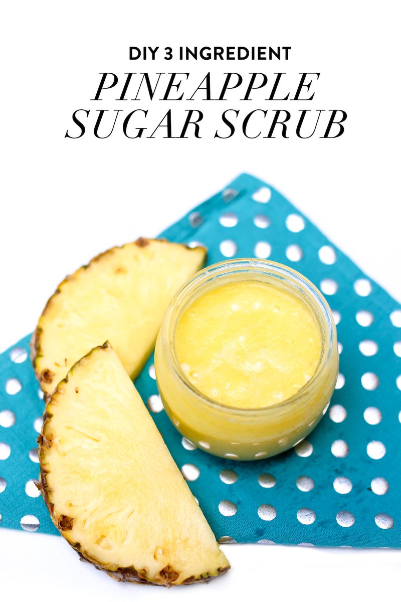 Add some pineapple to your beauty routine with this #DIY body scrub. (c/o <a href="/Wandeleur/">Wandeleur</a>)