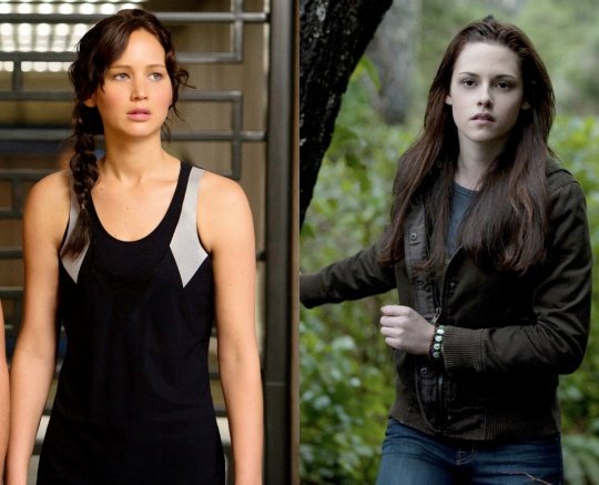 RTorFav14's tweet photo. RT For Katniss Everdeen 
Like For Bella Swan https://t.co/f3ozRpScyq