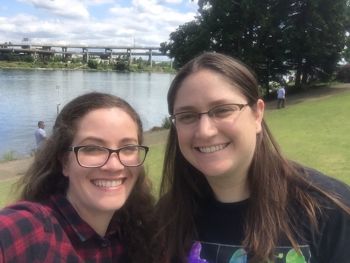ttglennhall's tweet image. Hanging with Sara in Portland before heading to PyCon! @ThePSF @pyladies  @pycon