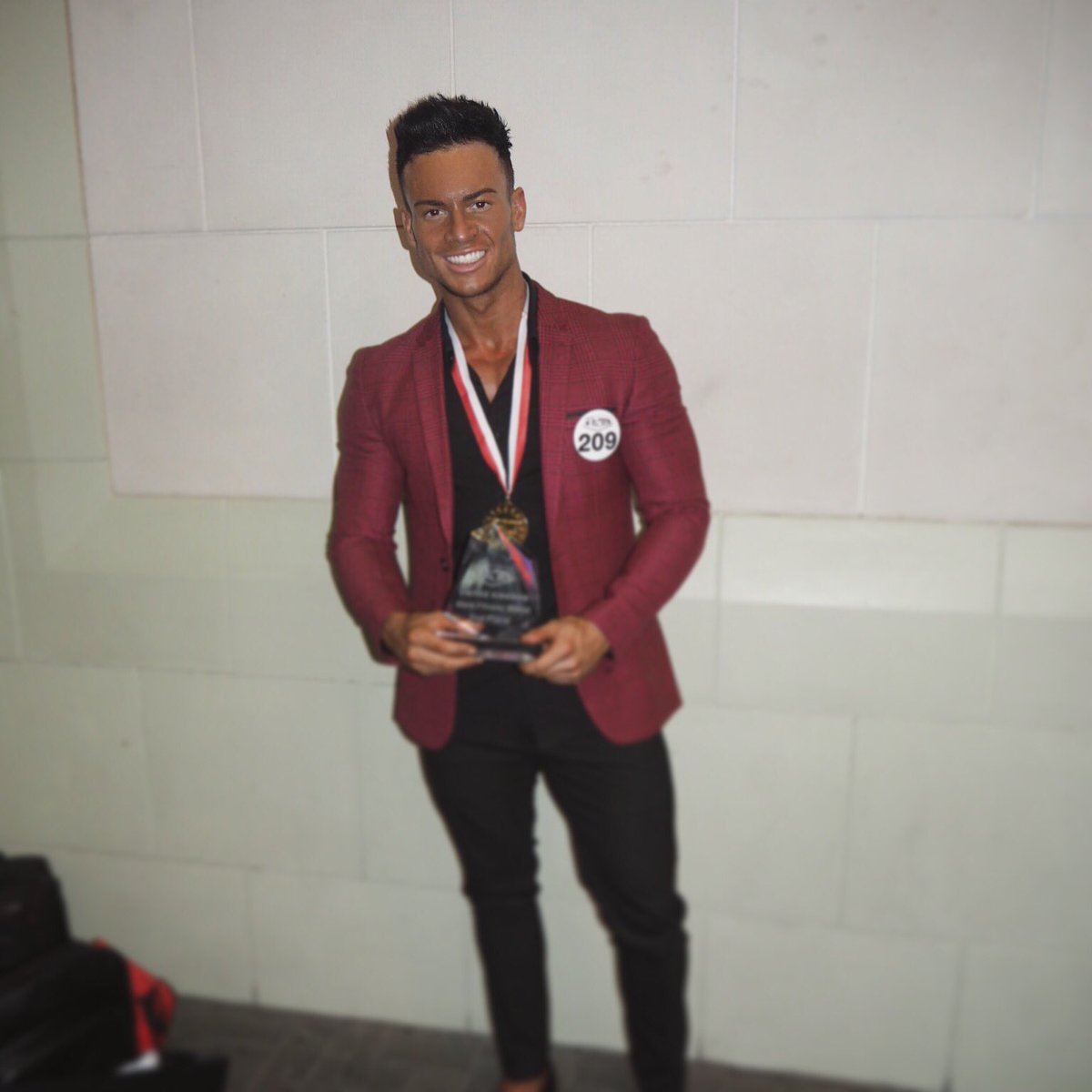 JoelCorry's tweet photo. YESSS WE DID IT! 
WBFF PRO CARD BABY! 🙌 https://t.co/uD1o9RUfuk