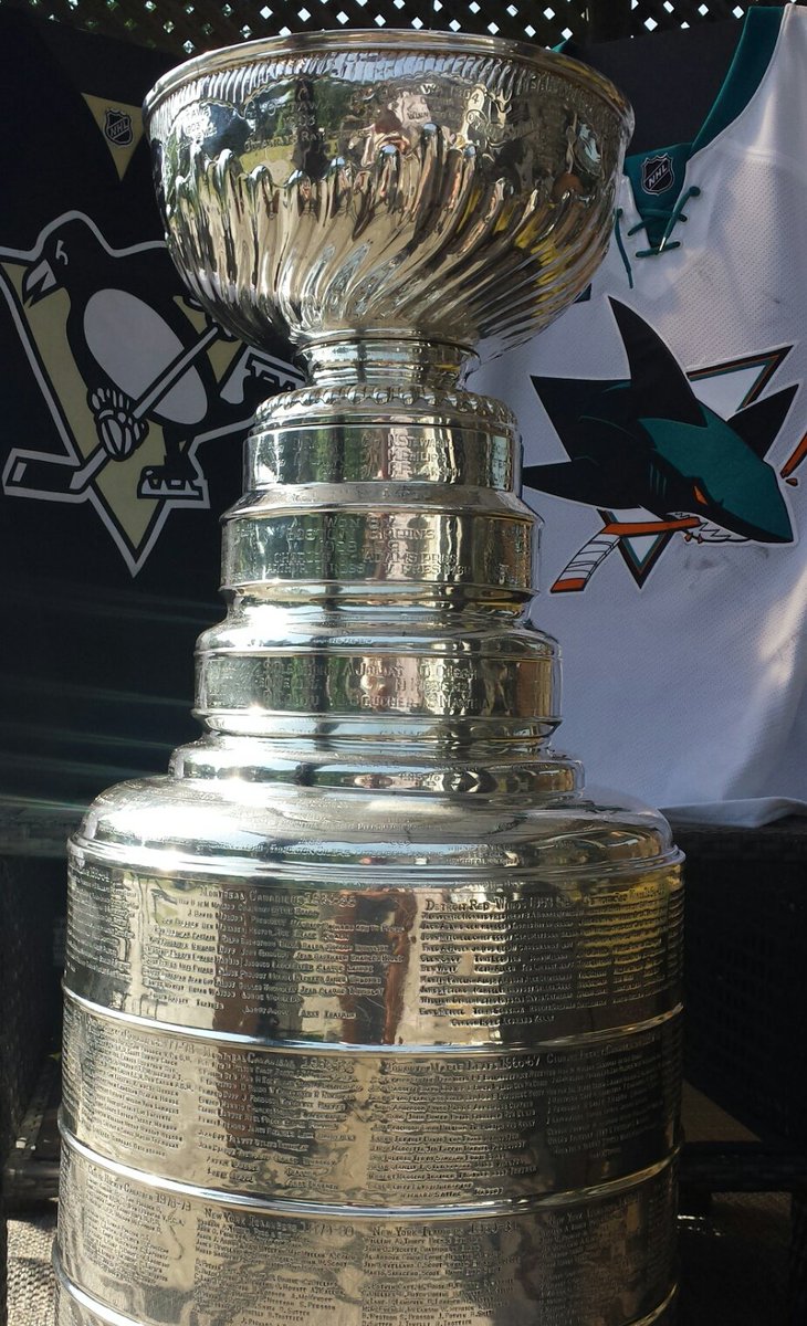 Day before the #stanleycup final begins. All the best to both teams. <a href="/penguins/">x - Pittsburgh Penguins</a> <a href="/SanJoseSharks/">San Jose Sharks</a> <a href="/NHL/">NHL</a> <a href="/HockeyHallFame/">Hockey Hall of Fame</a>