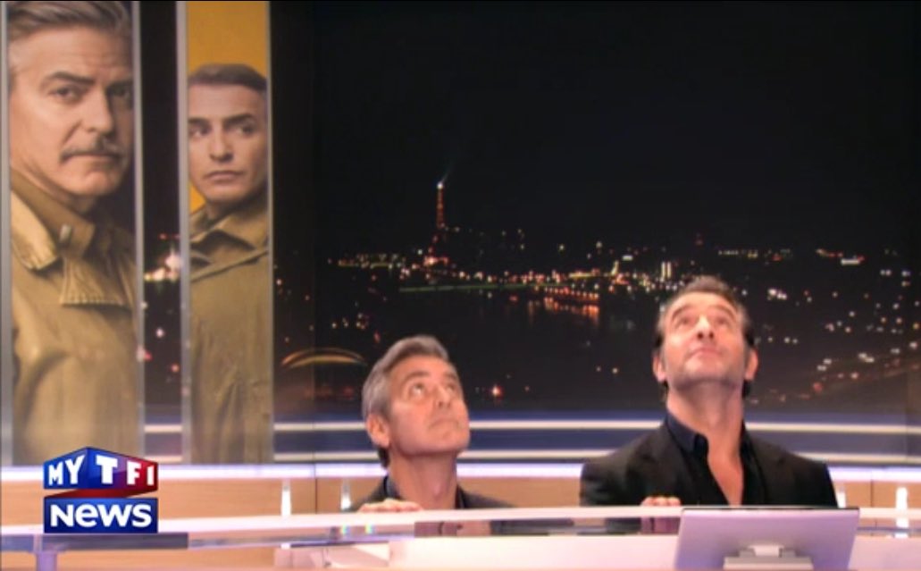 MYTF1News's tweet photo. 📺 Vous venez de voir #MonumentsMen sur @TF1 ? Regardez quand les acteurs se lâchaient au 20H https://t.co/386FbIqMyA https://t.co/uwhV5mDn8k