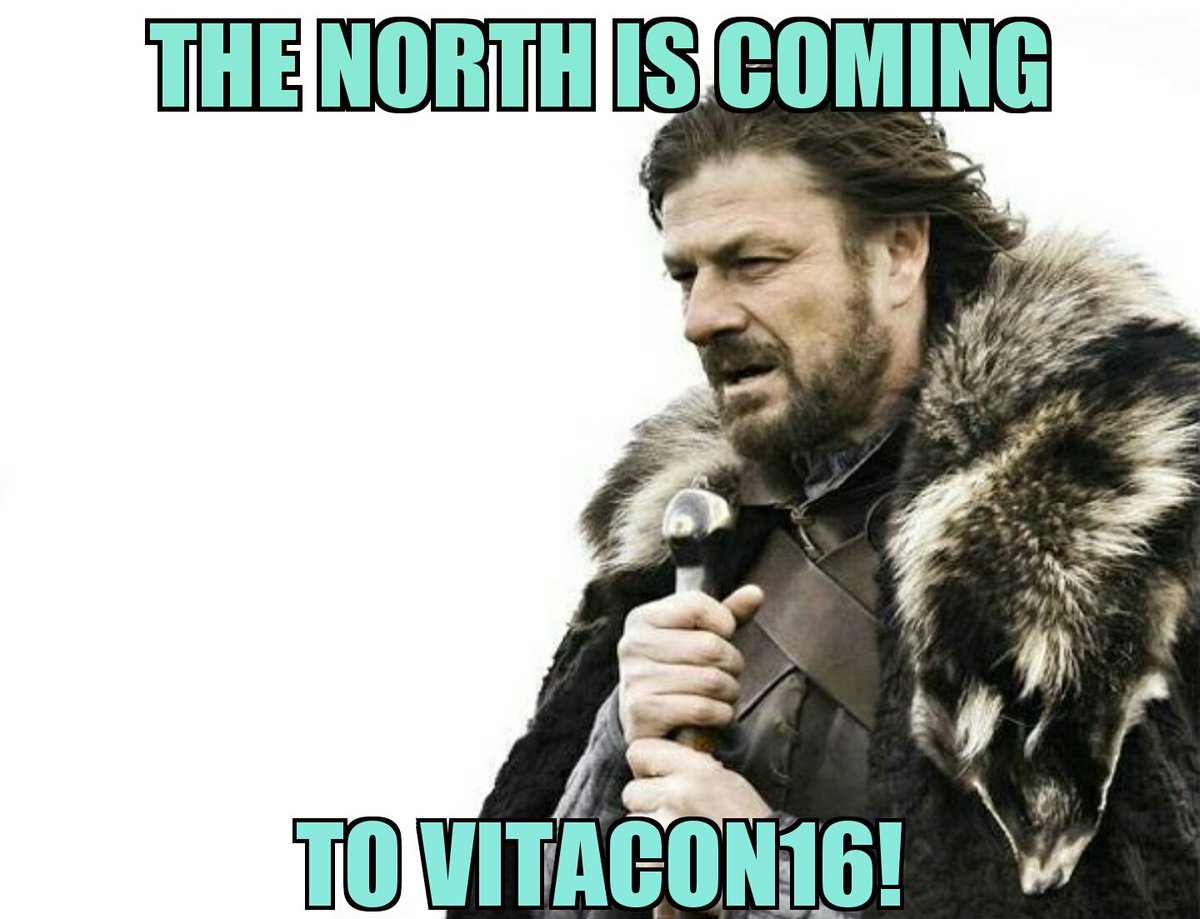 GameNorthern's tweet image. Bring it! #vitacon16
