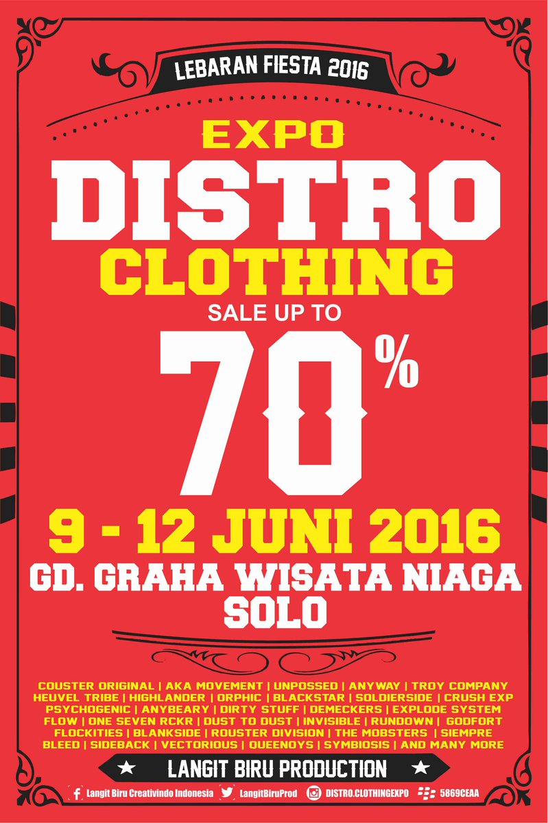 Haloow guys..happy monday.. menabung ya.. Solo Clothing Expo, Graha Wisata Niaga, 9-12 juni <a href="/Dorks_Surakarta/">Dorks Solo</a>
