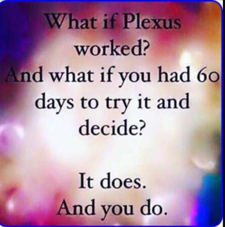 beth_plexus's tweet image. 60 day money back guarantee!!!! Try it! Love it!!! It I will personally help you get your money back!! #plexus
