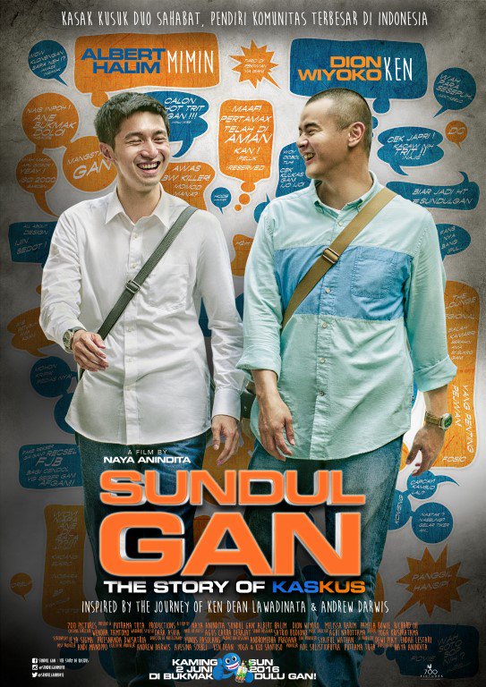 SUNDUL GAN: THE STORY OF KASKUS tayang mulai kamis ini di bioskop. Info film bit.ly/1RDGNer