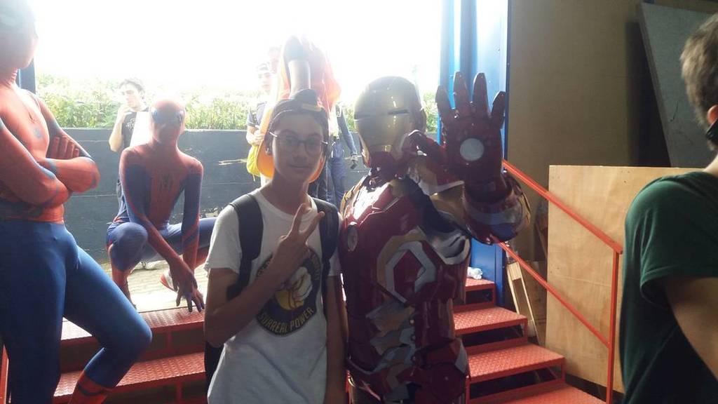 caudalfinIoT's tweet image. Team Iron Man!
#BGeek #ironman #hot #warm #sun #cosplay #stark #armor #arduino #marvel #spiderman #instapicture #pi…