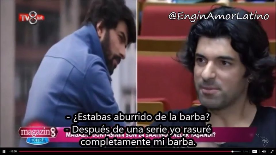 EnginAkyurekPy's tweet photo. Captura nro 4 #EnginAkyürek en #Magazine8 21/05/2016 (Subtitulada al Español) @EnginAmorLatino #EnginAkyürekParaguay https://t.co/xyQkWTh0aL