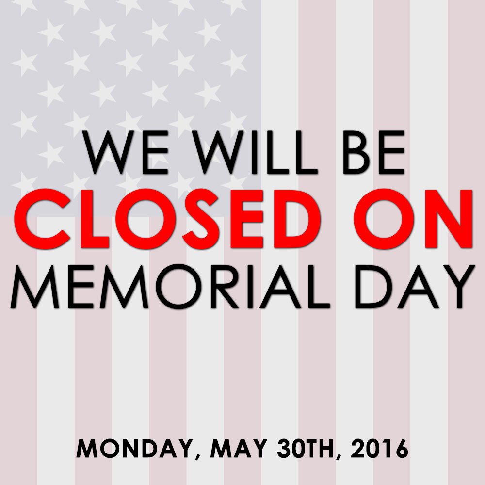 AudioVideoS's tweet photo. We will be closed on Monday, May 30th for Memorial Day. We will be back in the shop Tuesday, May 31st at 9 am. https://t.co/MKNuUQRhJX