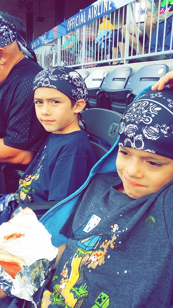 kylulah's tweet photo. Ball game with my boys ❤ ⚾ 
#summer2016
#baseball 
#onelastpurplegame https://t.co/77tJaVVhwb
