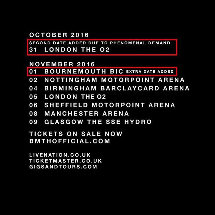 Missed us at <a href="/BBCR1/">BBC Radio 1</a> Big Weekend? Tickets available now for our UK tour in Oct/Nov! ☔️