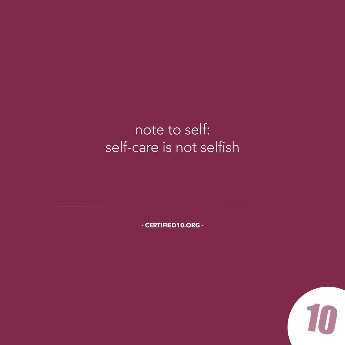 TheCertified10's tweet photo. Take care of you unapologetically 💁🏾!  #certified10 https://t.co/OnsJB6TqmI