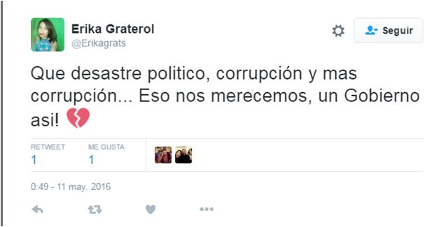 Votaste por Chávez, votaste por Maduro. ¿Qué coño esperabas? Claro que te mereces este gobierno! <a href="/Erikagrats/">Erika Graterol</a>