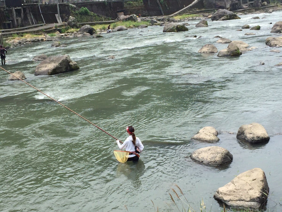 鮎 釣りガール Ayufishinggirl Twitter