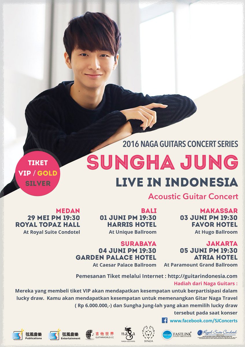 KCC_Indonesia's tweet image. Monday Quiz is Back!!
ada total 20 tiket Sungha Jung Live in Indonesia
Caranya: goo.gl/VMlkyt