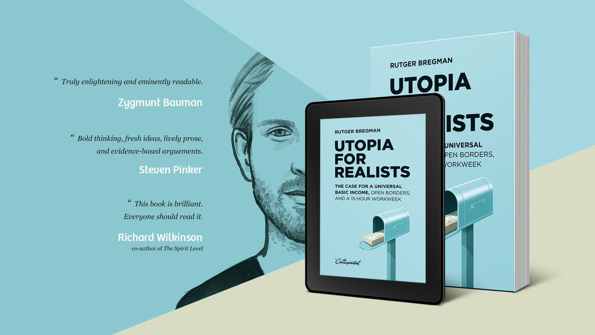 Presentation and Q&amp;A: Utopia For Realists with Rutger Bregman. 25 June ow.ly/YuOY300yX0a <a href="/rutgerbregman/">Rutger</a>