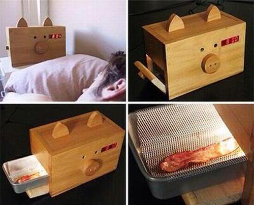 CREATlVElDEAS's tweet photo. Wake N' Bacon Alarm Clock... https://t.co/bQQAUogwmS