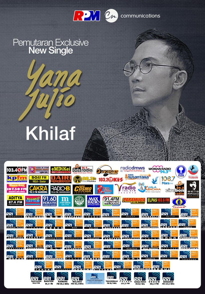 Now #PemutaranSerentak Yana Yulio - Khilaf on <a href="/pro1fmjember/">@Pro1Jember</a>