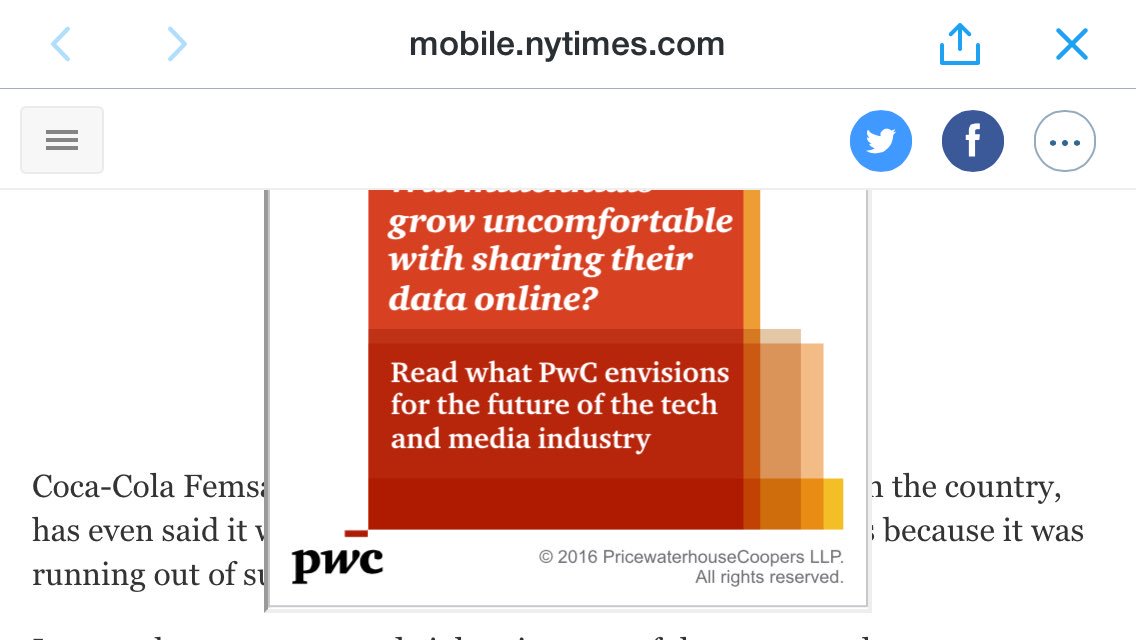 tetrahedroseph's tweet image. It's often difficult to read articles on #Twitter Maybe I'll just stop trying. #advertising #boycottpower #wtf