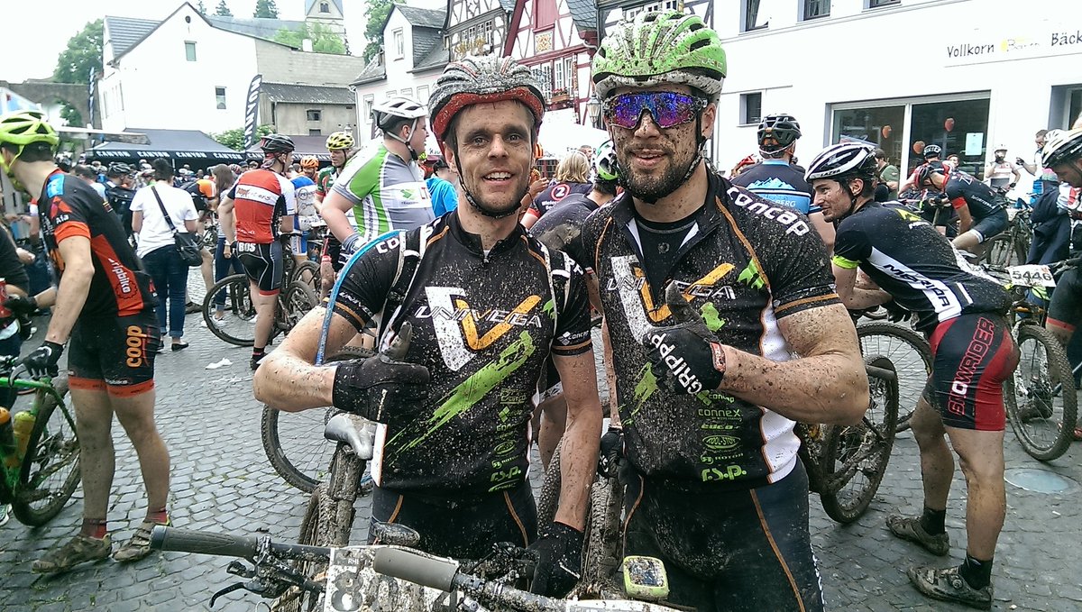 WBeurskens's tweet photo. Marathon in Rhens, goed weer, wel modder!! 80km, 2200hm, 3:57h, 20e, 55e overall. #univegaprocyclingteam https://t.co/PSA43OKQJI