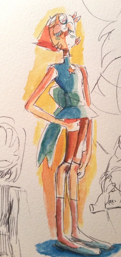 “Tried coloring pearl...emphasis on tried”