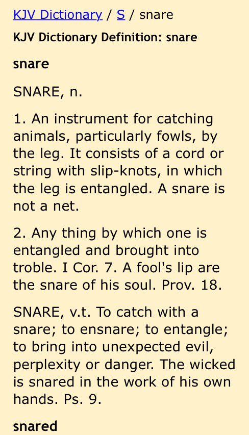 IAmLarryDReid's tweet photo. Watch for snares in the month of #June https://t.co/x3WRVAOgg7