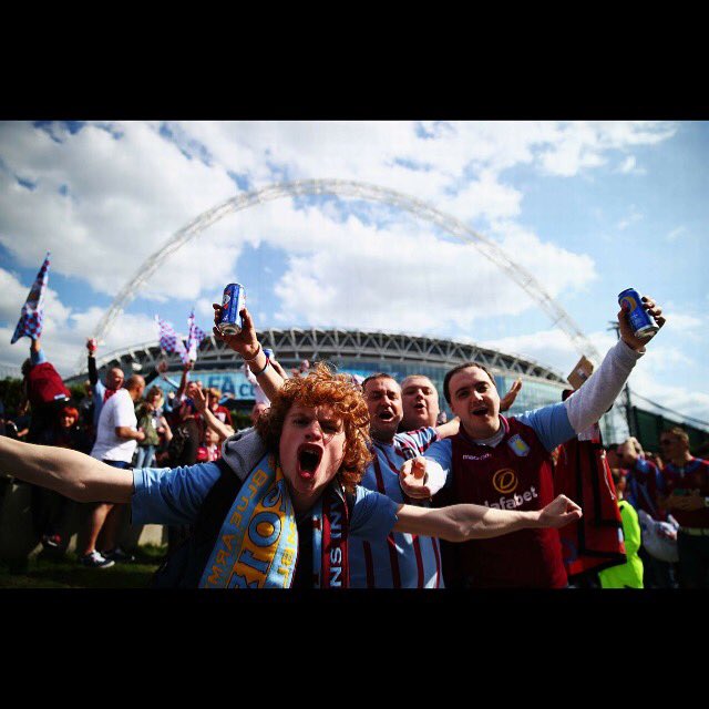 footymadluke123's tweet photo. Take me back to this day can't believe it's a year ago. #AVFC #UTV #FACupFinal2015 https://t.co/m93KROeYyr