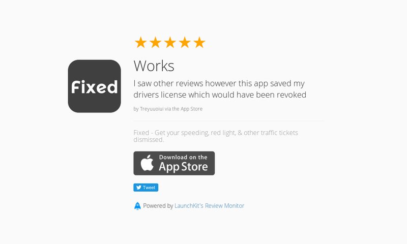 5 Star Review: "Works: I saw other reviews however this app saved my drivers license which…" launchkit.io/reviews/5AdJFB…