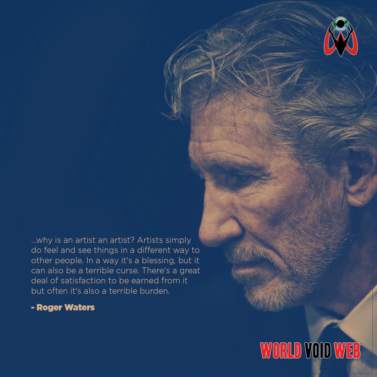 WorldVoidWeb's tweet photo. The power to create art, by itself, is all-empowering to take us through! #MusicianQuotes https://t.co/nIJCvQMudj