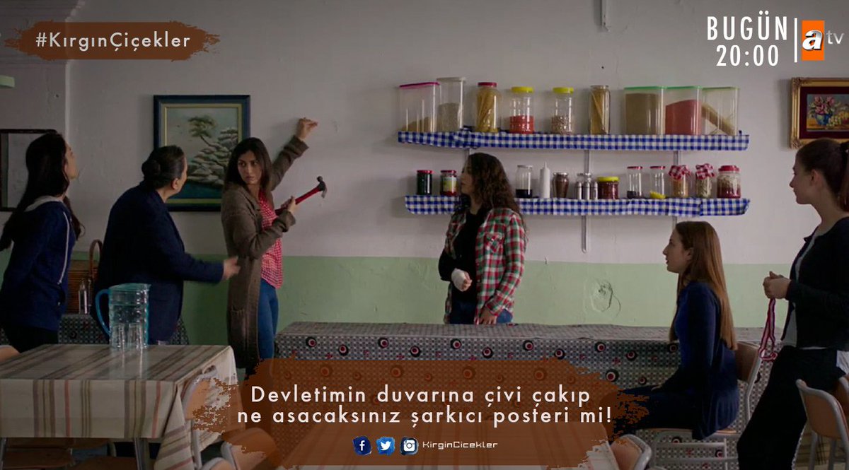 kirgincicekler's tweet photo. Devletimin canım duvarına çivi çakıp ne asacaksınız şarkıcı posteri mi?

#KırgınÇiçekler bu akşam @atvcomtr de! https://t.co/izaVgTl0nB