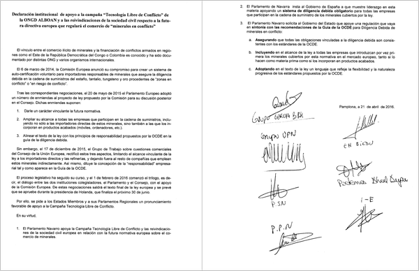 JyPSpain's tweet photo. @parlamentoNA apoya demandas coalición ONG respecto a futura ley EU #conflictminerals https://t.co/MvC1VnFvuC https://t.co/diSYhiP5Vq