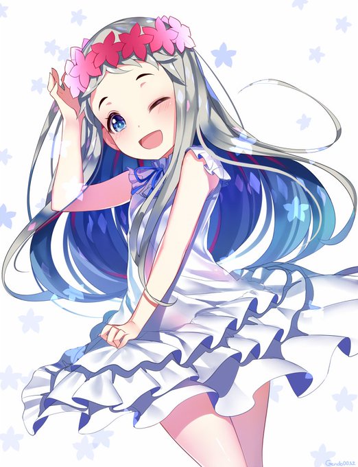 little ghost <3 too much feel in this anime ;-;
#めんま 