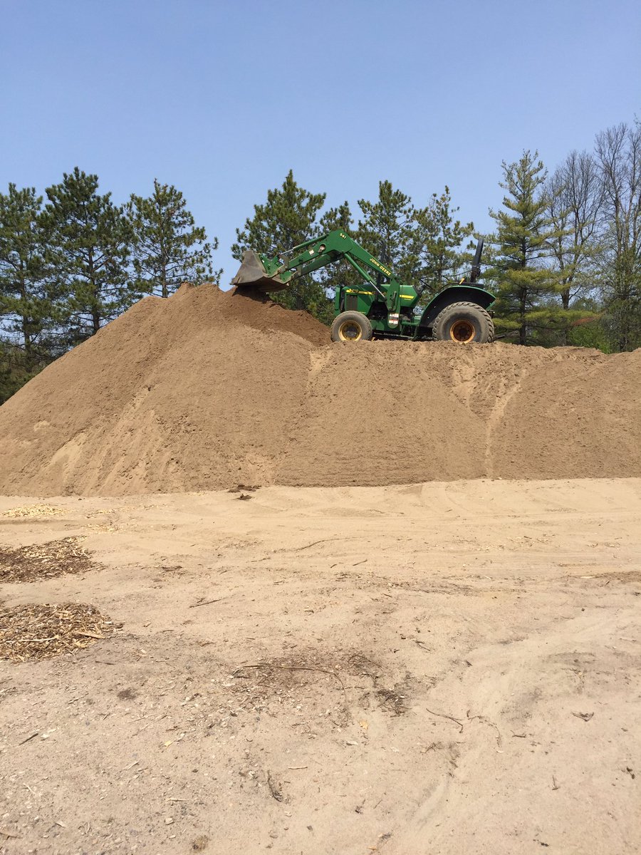 How much sand does it take to top dress fairways? Big day today!!! #fairwayaeration #courseisclosed