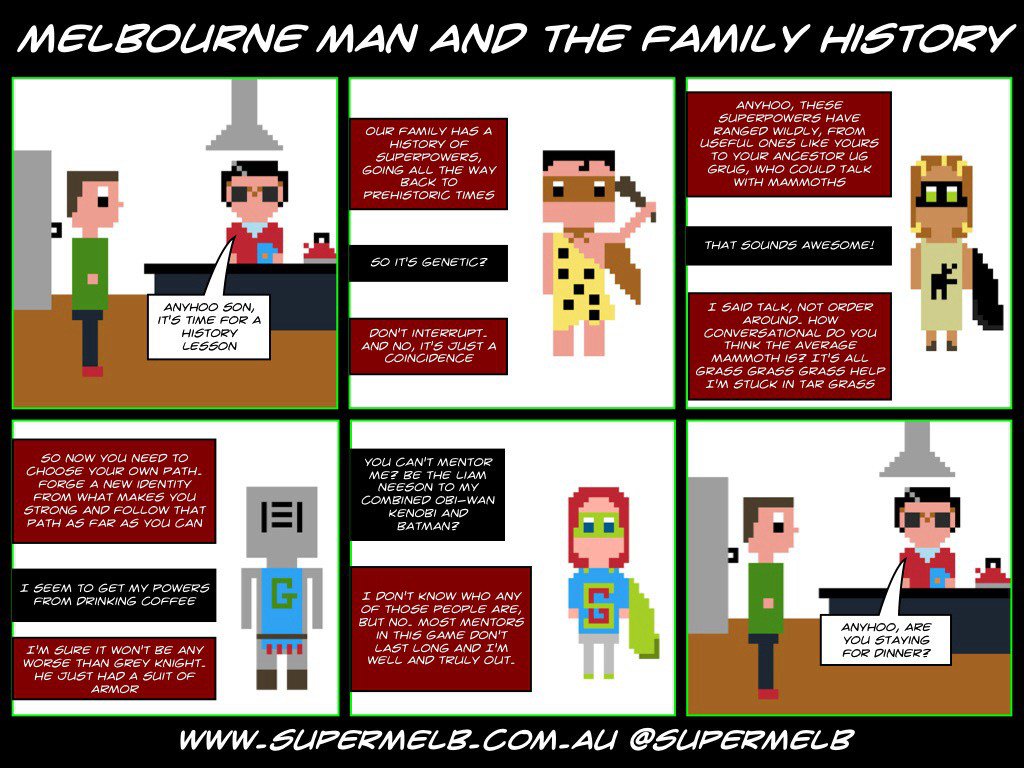 Supermelb's tweet photo. Melbourne Man and the family history https://t.co/g0QP7MO7TS https://t.co/DXwqIqp2Ct