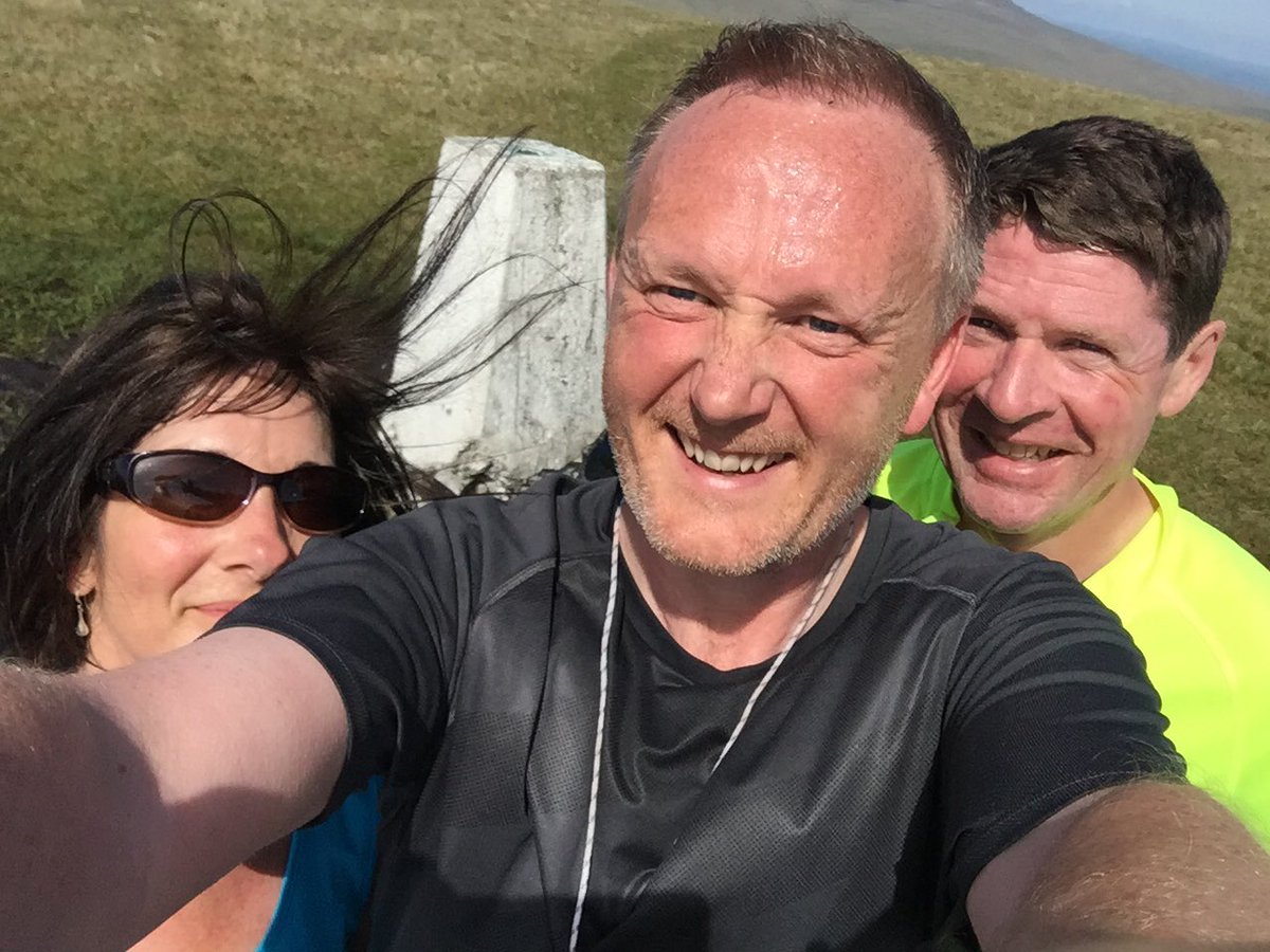 HillierWend's tweet photo. #Funrun up Fan Gyhirych followed by #notsofunrun up Fan Fraith with @RobhillierRob (instigator) & @clnhaworth #tired https://t.co/VKpdZUxN4J