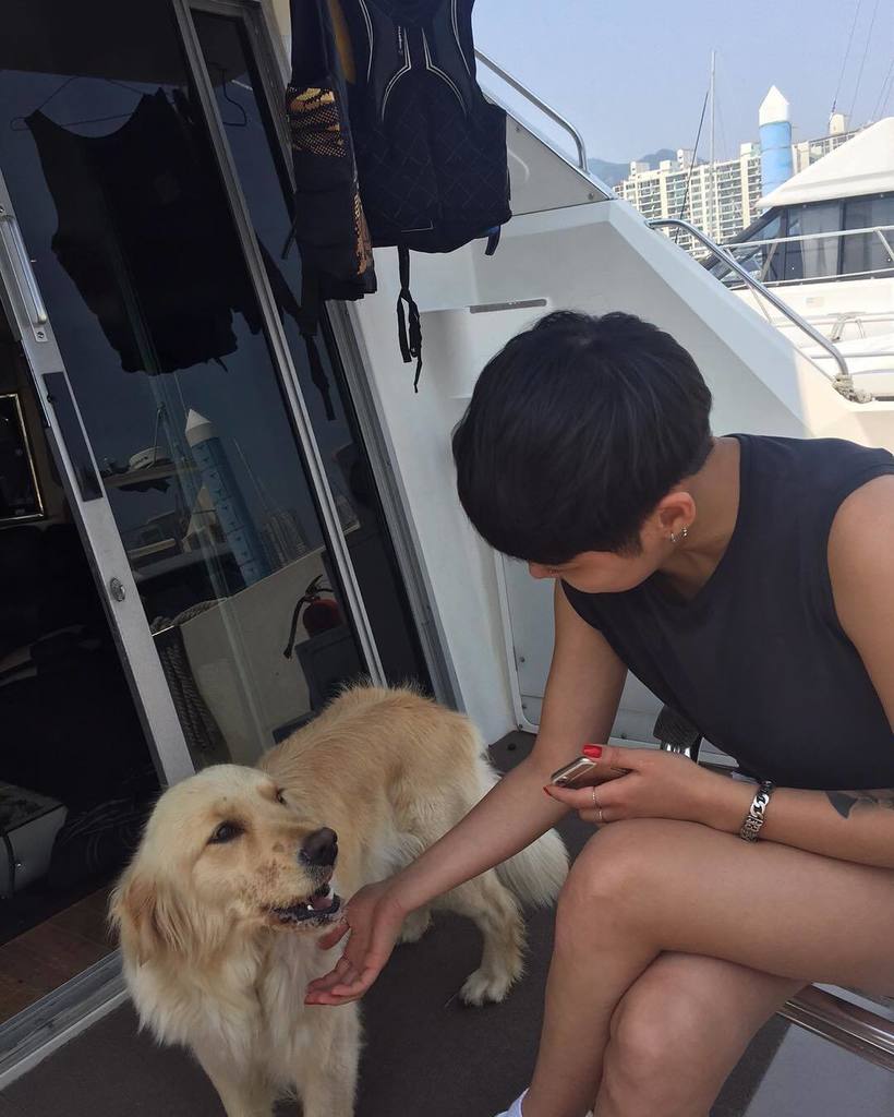 rapstarsnaps's tweet photo. [PHOTO] dhdldzlzl: 보리야🐕 침쟁아 침 떨어진다💦 https://t.co/g3sRNZdHgi https://t.co/wW42AD23nD