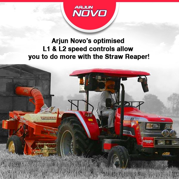 ArjunNovo's tweet photo. The #ArjunNovo gives you better speed controls &amp; pulling power for your #StrawReaper! https://t.co/NVAfON2b5U https://t.co/TmQdhjwTK6