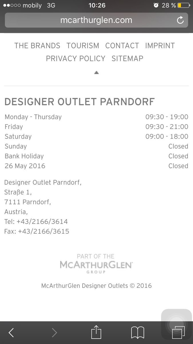 اوت ليت
Parndorf outlet
قرب فيينا
47°58'39"N   16°50'56"E

اكثر من ١٤٠ محل