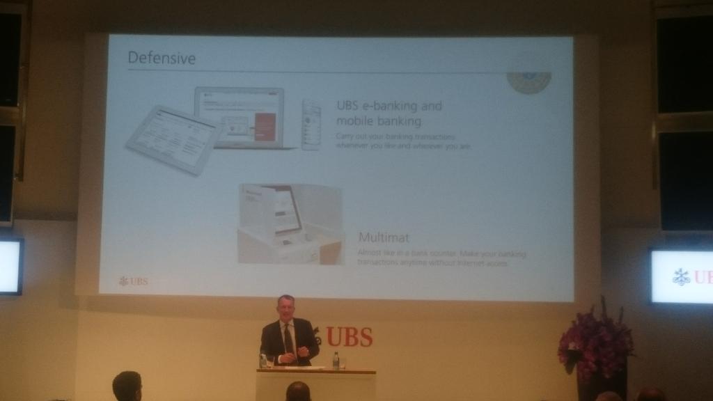 IsraelInEffect's tweet image. .@stefan_arn from @UBSschweiz speaks about #fintech  services available for its clients