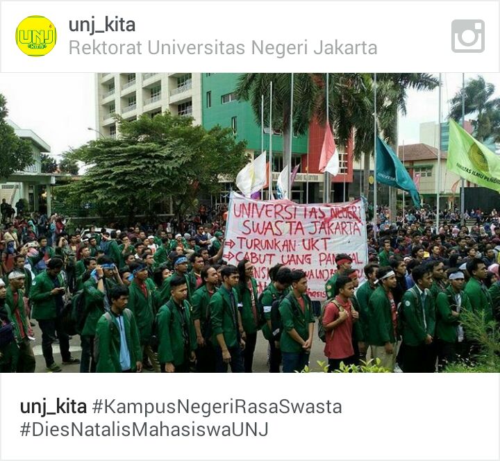 himmpasunj's tweet photo. Smg smua pihak ttap bisa kooperatif, mencari kesepakatan bersama. #KampusNegeriRasaSwasta #DiesNatalisMahasiswaUNJ https://t.co/PORssxJAE5